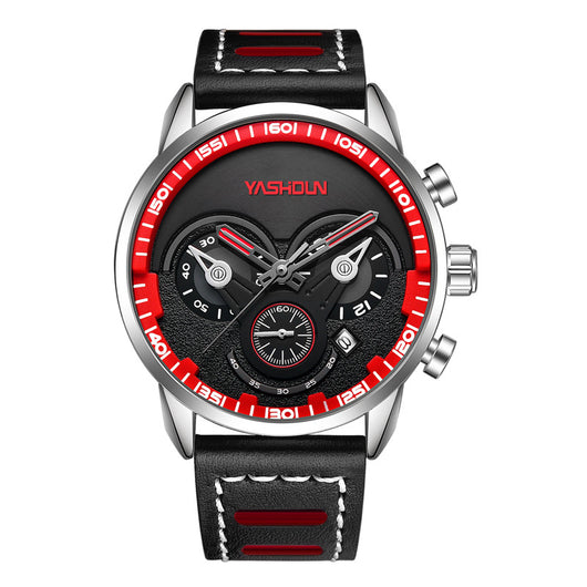 Reloj Cronógrafo de Tres Esferas con Calendario - Diseño Moderno y Personalidad - Image 7