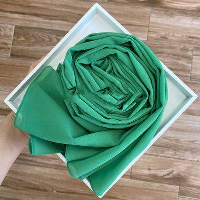 Pañuelo Hijab de Gasa Perlada Liso para Mujer - Image 9