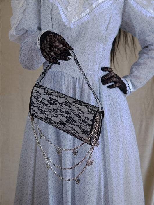 Bolso Clutch Elegante con Diseño de Encaje Versátil - Image 18
