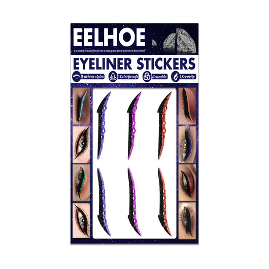 Delineador Adhesivo Diamantado Impermeable - Pegatinas de Eyeliner Gato Sexy para Maquillaje - Image 4
