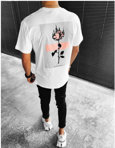 Playera Suelta de Largo Medio para Hombre - Image 8