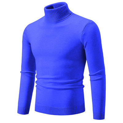 Suéter Cuello Alto Básico para Hombre - Estilo Europeo y Americano - Image 16