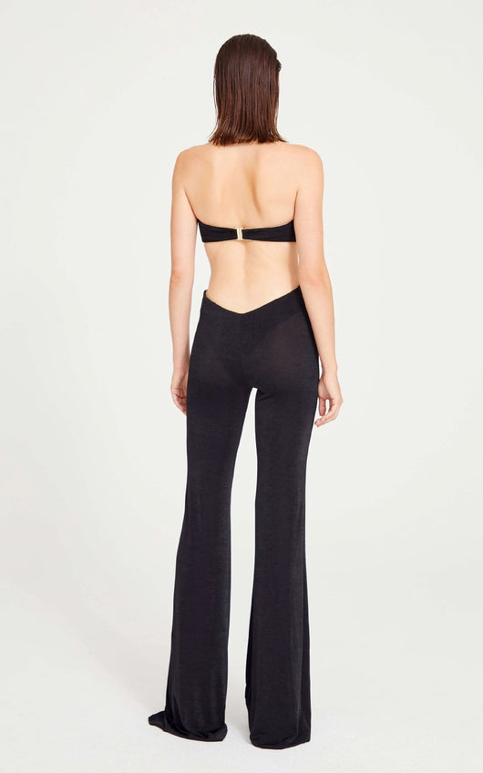 Mono Halter Sexy Dorado con Flores - Espalda Descubierta sin Mangas - Image 18