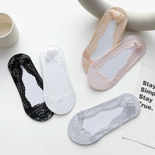 Calcetines Invisibles para Mujer con Silicona Antideslizante