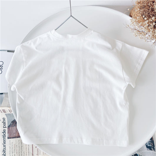Playera Blanca de Manga Corta para Niño - Comodidad de Verano - Image 7