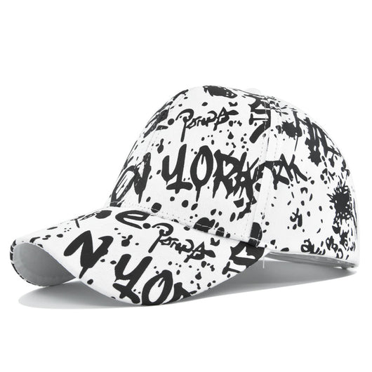 Gorra de Béisbol con Estampado Graffiti - Versátil y de Moda - Image 3