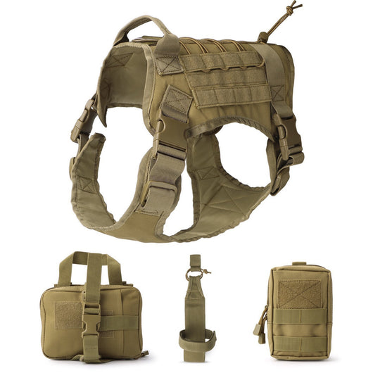 Chaleco Táctico para Perros Conjunto de 5 Piezas - Ropa de Protección Canina - Image 10