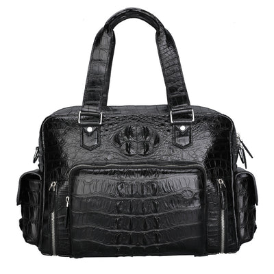 Bolsa de Viaje Ejecutiva en Cuero Cocodrilo para Hombre