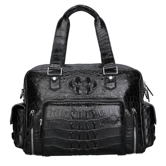 Bolsa de Viaje Ejecutiva en Cuero Cocodrilo para Hombre