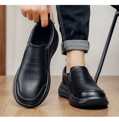 Zapatos de Cuero Ligero Premium para Hombre - Comodidad Casual Elegante - Image 14
