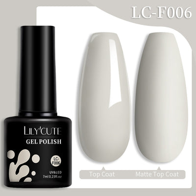 Set de Pegamento para Uñas con Brillo de Color Sólido - Image 41