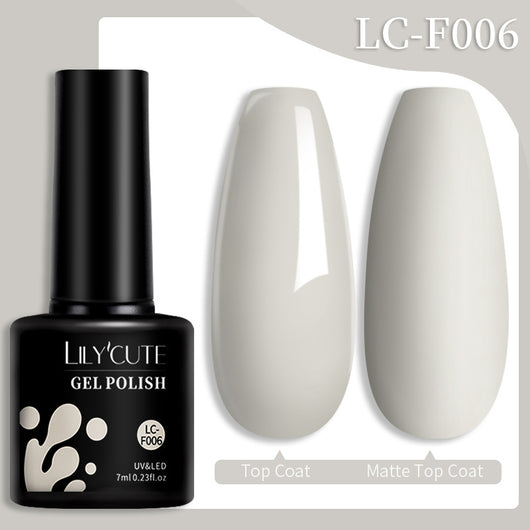 Set de Pegamento para Uñas con Brillo de Color Sólido - Image 41
