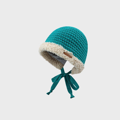 Gorro de Lana Tejido Grueso y Cálido con Correa Decorativa - Image 5