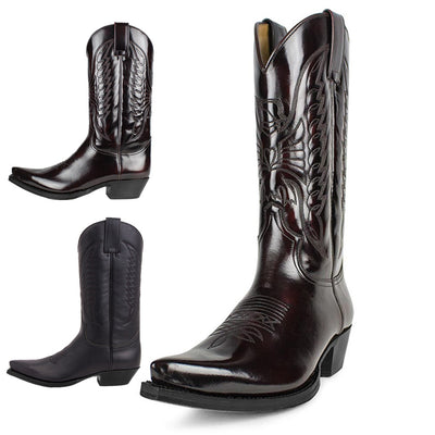 Botas Vaqueras Puntiagudas Bordadas para Hombre y Mujer - Estilo Occidental - Image 15