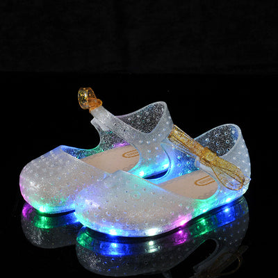 Zapatos Brillantes de Gelatina para Bebé con Moño - Image 11