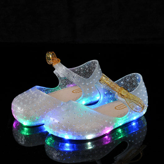 Zapatos Brillantes de Gelatina para Bebé con Moño - Image 11