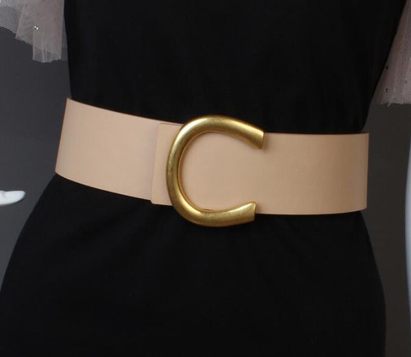 Cinturón Ancho Decorativo para Mujer - Accesorio de Moda para Vestidos