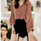 Blusas Camiseras Mujer Talla Grande Holgadas M-4XL Cuadros Versátiles