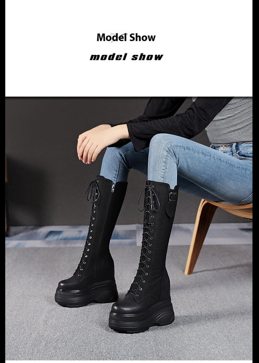 Botas Martin Elevadoras con Suela Reforzada - Estilo Casual Versátil - Image 16