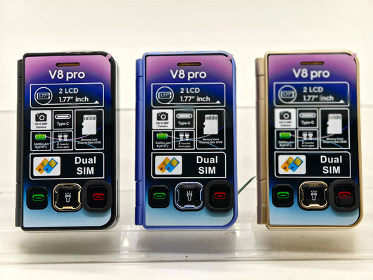 Teléfono Móvil Plegable V8pro con Doble Pantalla - Image 19