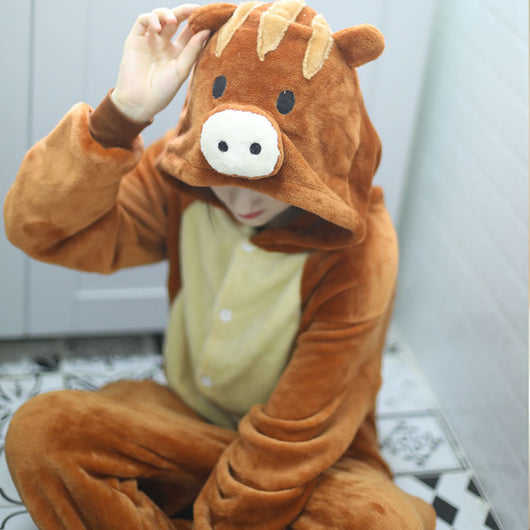 Pijama Enterizo Infantil One Piece Coral Invierno - Image 8