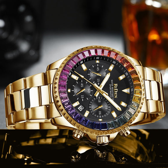 Reloj de Cuarzo para Hombre Resistente al Agua Estilo Casual