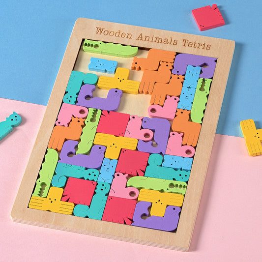 Bloques Magnéticos de Madera para Construcción Infantil