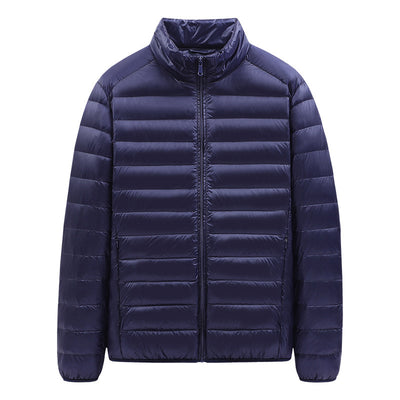 Chaqueta de Plumas Ligera para Hombre con Cuello Alto - Image 8