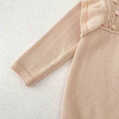 Blusa Infantil de Encaje Manga Larga Color Liso - Versátil y Elegante - Image 18