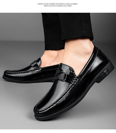 Zapatos de Cuero Ejecutivo con Plantilla Elevadora de Altura en Cuero Genuino - Image 19