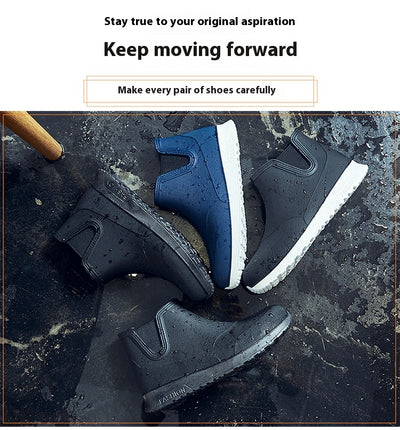 Botas Impermeables para Hombre con Suela Antideslizante - Comodidad Outdoor - Image 9