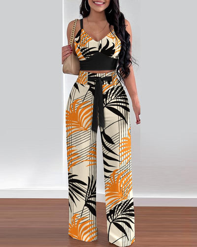 Conjunto de Dos Piezas con Tirantes para Mujer - Moda Elegante - Image 2