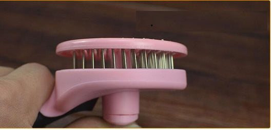 Peine Desenredante de Acero con Cabeza Redonda para Masaje Capilar - Image 6