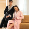 Pijama de Franela Acolchada para Parejas - Diseño Piña Moderno