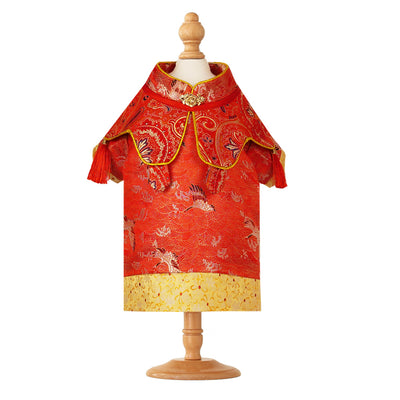 Traje Hanfu Tradicional para Mascotas - Caja de Regalo Exclusiva - Image 4