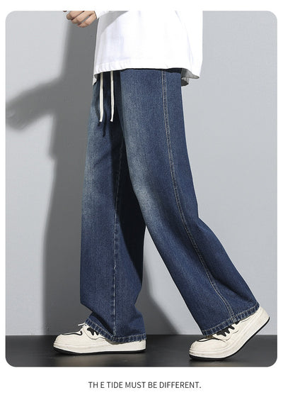 Jeans Hombre Pierna Ancha Minimalista y Cómodo - Image 26