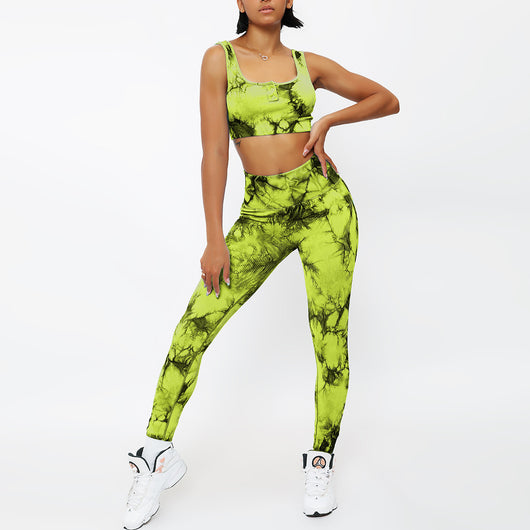 Conjunto Deportivo Mujer con Cuello y Botones Frontales - Image 8