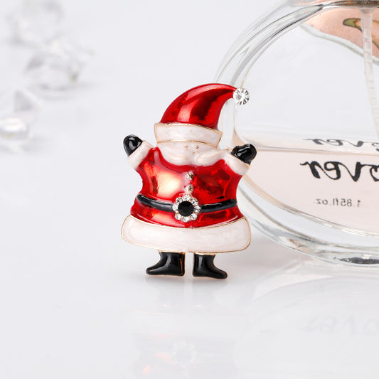 Broche Navideño Retro de Aleación con Diseño Creativo