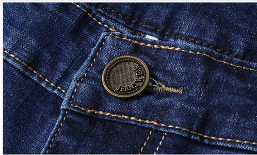 Pantalones Vaqueros Business Casual con Elastano Ajuste Recto - Image 10