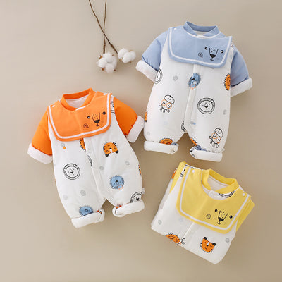 Pijama Térmico Grueso para Bebé - Abrigo Cálido Invierno - Image 3