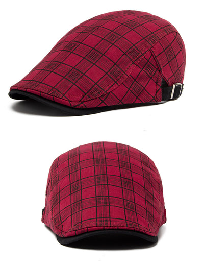 Boina Cuadriculada Ligera para Hombre - Perfecta para Verano - Image 14