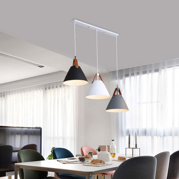 Lámpara Colgante Nórdica Macaron Multicolor - Diseño Minimalista para Comedor y Dormitorio
