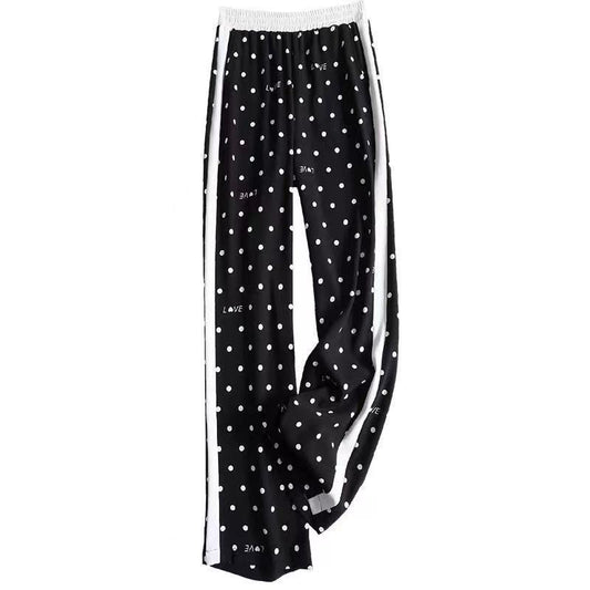 Pantalones Anchos de Chifón Suave y Transpirable para Mujer