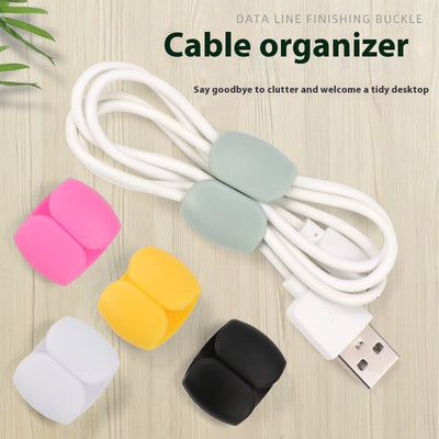 Organizador de Cables Adhesivo - Enrollador Compacto - Image 2