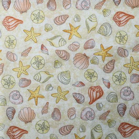 Tela de Algodón Orgánico Puro con Patrón Caricatura Océano para Ropa DIY - Image 4