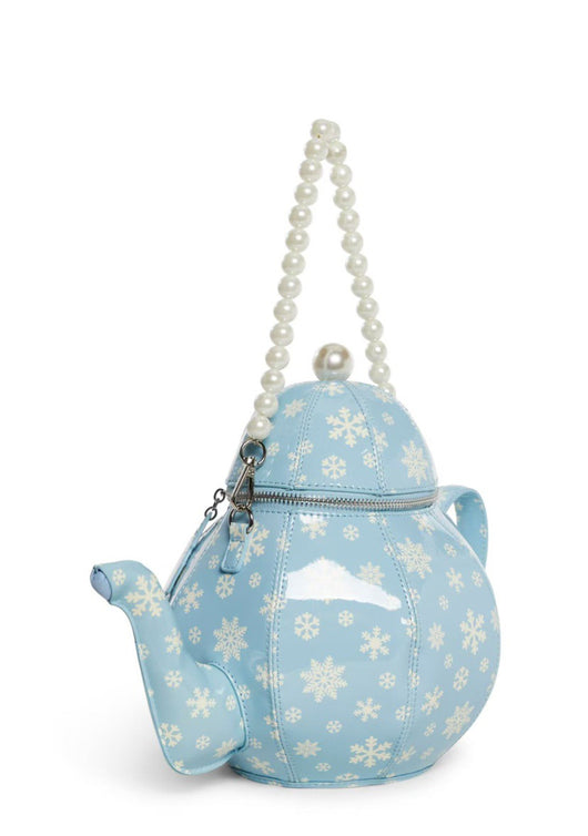 Bolso Vintage con Cadena de Perlas y Estampado Floral Retro - Image 8