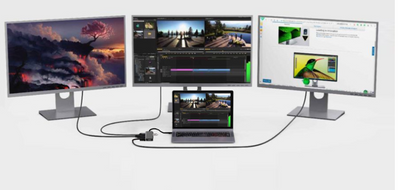 Tarjeta Adaptadora 9 en 1 HDMI Dual + VGA + Red Gigabit - Image 6