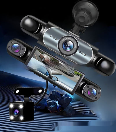 Cámara de Tablero 4 Lentes Full HD con Visión Trasera - Image 12