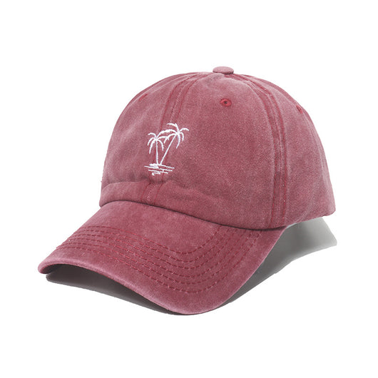 Gorra Vaquera Desgastada con Estampado de Coco y Palmera - Image 5