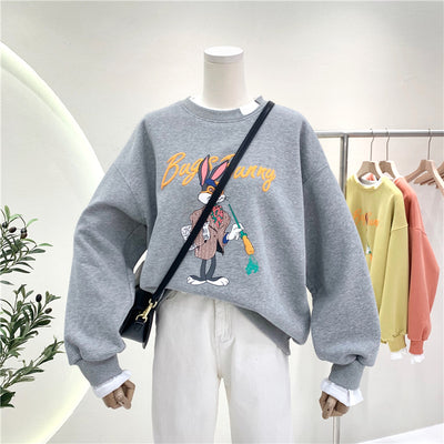 Suéter Estampado con Efecto Dos Piezas y Costuras Decorativas - Image 8